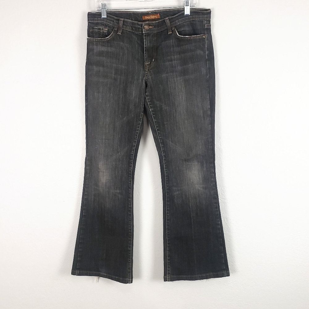 David Kahn Washed Black Mid Rise Flare Jeans Size 31×31 - Picture 2 of 16